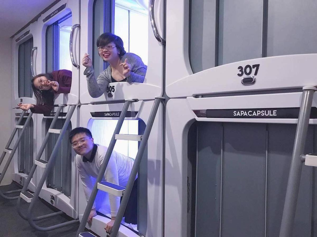 Sapa Capsule Hotel Εξωτερικό φωτογραφία